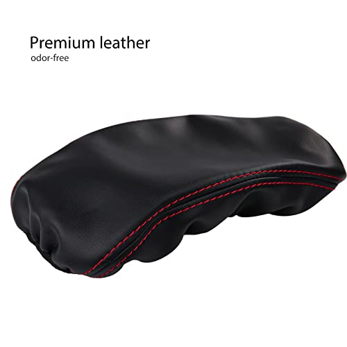 CKE Compatible with Honda Civic 2026 2025 2024 2023 2022 with CVT Car Center Console Armrest Cover Armrest Storage Box Lids Seat Cover Protector -Black (Red line) - color: Black (Red Line)
