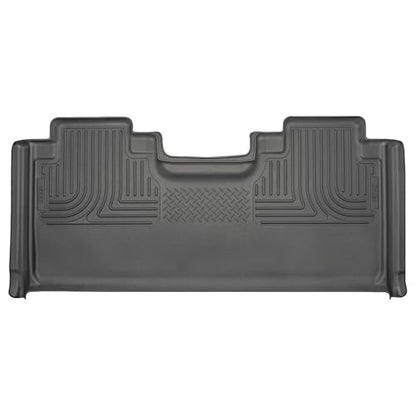 Husky Liners Weatherbeater Floor Mats | Fits 2015-2026 Ford F-150 SUPERCAB ONLY, 2017-2026 Ford F-250/F-350/F-450 SUPERCAB ONLY (Full Coverage) | 2nd Row, 1-pc Black - 19361 - style: 2nd - SuperCab