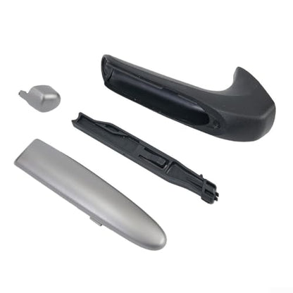 Ebrake Parking Brake Handle for Honda Civic 2006-2011, Hand Brake Cover Replacement Compatible with 47115-SNA-A82ZA, Black+Grey ABS Front Lever Assembly for Coupe Sedan Hybrid NGV