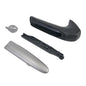 Ebrake Parking Brake Handle for Honda Civic 2006-2011, Hand Brake Cover Replacement Compatible with 47115-SNA-A82ZA, Black+Grey ABS Front Lever Assembly for Coupe Sedan Hybrid NGV