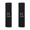2PCS Car Seat Belt Covers, Breathable Soft Seat Strap Cushion Pad for Neck Shoulder Protection, Universal Safety Vehicle Interior Harness Pad Accessories for Cars, SUVs, Trucks (Cat) - size: Cat