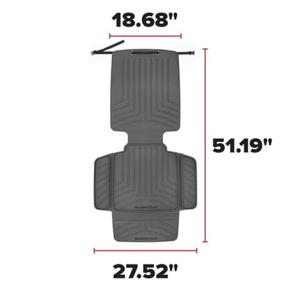 WeatherTech Child Car Seat Protector with Back Black - color: Black, size: Seat with Back