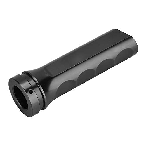 Aluminum Car Handbrake Cover, 120mm/4.7in Universal Auto E Brake Handle Protector (Black)