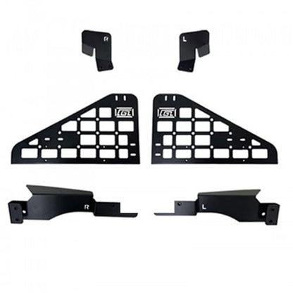 for Toyota RAV4 2019-2024 Modular Storage Panel Shelf Rear Trunk Luggage Molle Panel Luggage Carrier Trunk Organizer Aluminum Alloy (Side Panels)