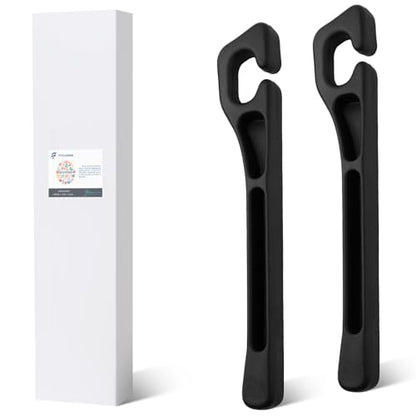 2PCS Car Seat Gapster, Car Seat Gap Filler for Filling Gaps Between Consoles, No Drop Seat Guard with Storage Slot, Black