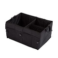 Trunk Organizer Car Basket Storage Tote Organizer Small Black Collapsible Snack Bins for Car SUV Sedan