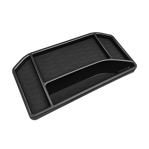 Dashboard Organizer Compatible with 2022-2026 Chevy Silverado/GMC Sierra 1500, 2024-2026 2500HD 3500HD Accessories Center Console Organizer Storage Box Mounted Tray (Fit 13.4-inch Screen ONLY) - size: 22+ Silverado 1500& 24+ 2500HD 3500HD Dash Tray