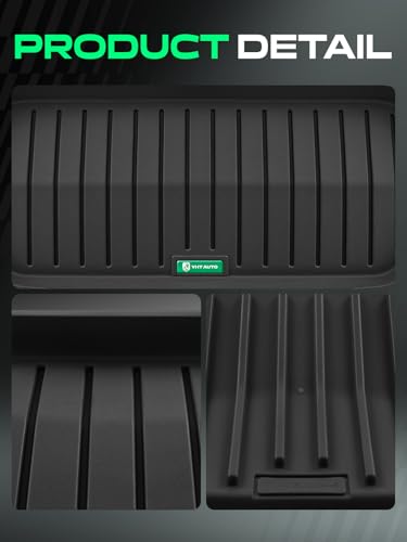 YHTAUTO Front Trunk Mat Cargo Liner Compatible with Tesla Model Y Juniper 2025 2026, TPE Floor Liners All Weather Custom Fit, Black - style: Front Trunk Mat