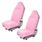 DXNQ 2PCS Car Towel Seat Cover, Waterproof Sweating Non-Slip Premium Soft Towel Carseat Protector, Universal Machine Washable Car Truck SUV Front Seat Cover for Gym Workout Beach Hiking (Pink) - color: Pink, 2pcs, Front