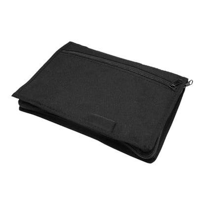 Sun Walker Car Registration Insurance Holder, Multi-Pocket Glove Box Organizer Owner Manual Zipped Case Pouch, Multipurpose Oxford Cloth Document Holder for Insurance License Card