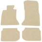 IKON MOTORSPORTS, Floor Mats Compatible with BMW F10 5-Series 4-Door Sedan, 2011-2016 Factory Fitment Beige Nylon Front & Rear Car Floor Mats Liner Carpets Replacement 4PC, 2012 2013 2014 2015