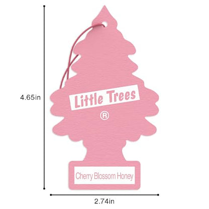 LITTLE Air Fresheners Car Air Freshener. Hanging Tree Provides Long Lasting Scent for Auto or Home. Cherry Blossom, 24 Air Fresheners (Pack of 6) - size: 4 Count (Pack of 36)