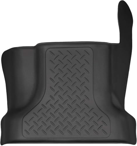 Husky Liners Weatherbeater Floor Mats | Fits 2015-2026 Ford F-150 & 2017-2026 F-250/F-350 SuperCrew (Crew Cab) & SuperCab (EXT Cab) | Center Hump, 1-pc Black - 83361 - style: Hump - SuperCrew or SuperCab