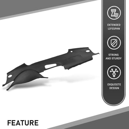 G-PLUS TPE Dash Cover Dashboard Cap Panel Compatible with Acura TL 2004-2008 Black - size: 2004-2008 Acura TL | Black