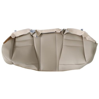 NLQR Back Car Seat Cover, Rear Bench Bottom Vinyl Cover Tan Compatible with Honda Accord 2008 2009 2010 2011 2012 - color: Tan