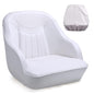 NORTHCAPTAIN Pontoon Boat Seat Captain Bucket Seat with Boat Seat Cover - color: C8-White