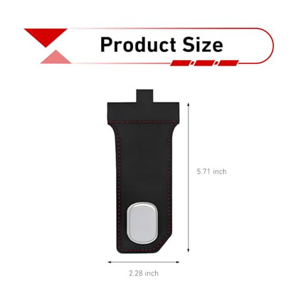 2 PCS Single Hook Car Glovebox Hanger, Anti-Scratch Co-Pilot Side Storage Hook, Auto Purse Handbag Grocery Bag Organizer, Universal for Most Cars SUVs Trucks (Black) - color: Single Hook