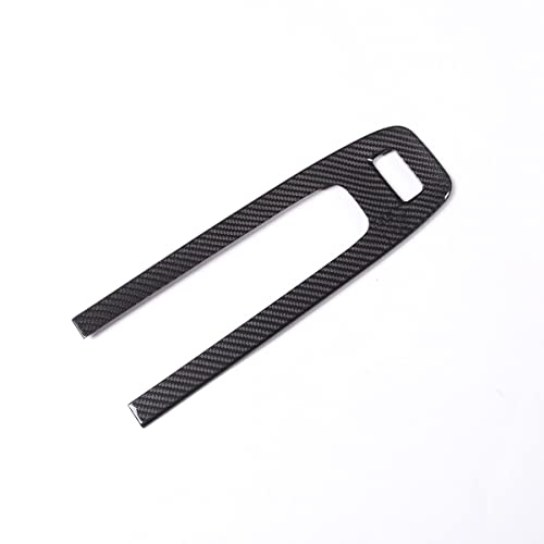 Fit for Porsche Macan 2022 to 2024 Car Warning Light Switch Handbrake Decorative Panel Cover Real Carbon Fiber Parking Gear Panel Protective Car Interior Accessories