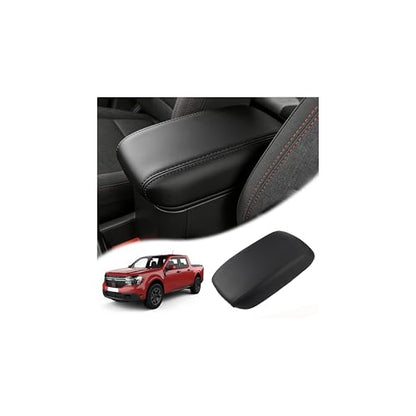 Autorder Center Console Cover for 2022-2025 2026 Ford Maverick Accessories Armrest Cover Anti-Scratch Middle Console Pad Leather Armrest Protector - size: 22-26 Ford Maverick