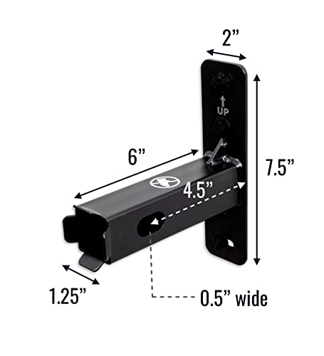 StoreYourBoard Hitch Wall Mount, Bike and Cargo Rack Hanging Garage Organizer, Trailer Hitch Receiver Storage, Holds Max 175 lbs (1.25 inch) - style: 1.25 inch