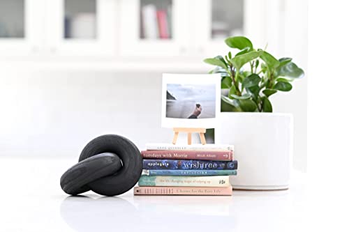 Coffee Table Decor Items Coffee Table Books Decor Hardcover Book Shelf Decorative Objects Living Room Wood Knot Décor Black Décorations - color: Black
