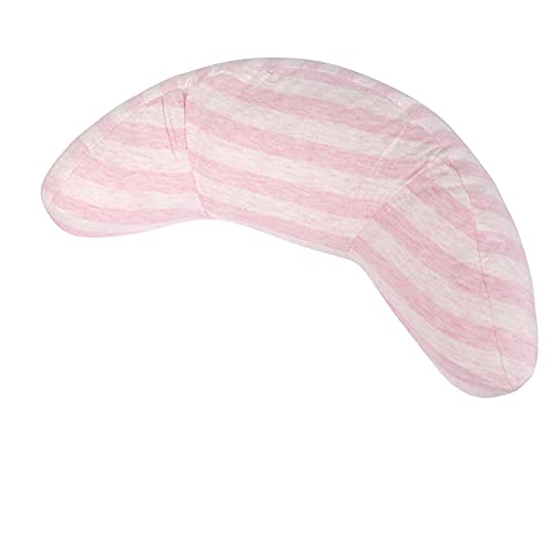 Kids Car Seat Travel Neck Pillow Soft Neck Support Cushion Car Seat Belt Cover Cushion Pillow Car Seatbelt Shoulder Pad Head Neck Support Pillow Seat Strap Pillow for Car Airplane Pushchair Travel - color: Pink Strips