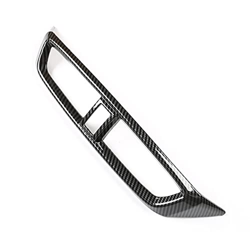 for CRV 2017-2022 Air Vent Trim Central Consoles Wind Outlet Panel ABS Carbon Fiber Grain Dashboard Stickers for CR-V CRV 2017 2018 2019 2020 2021 2022 LX, EX, EX-L, Touring, Hybrid - color: Central Consoles Wind Outlet Frame
