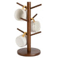 MyLifeUNIT Mug Holder Tree, Coffee Cup Holder with 6 Hooks (Brown) - color: Brown