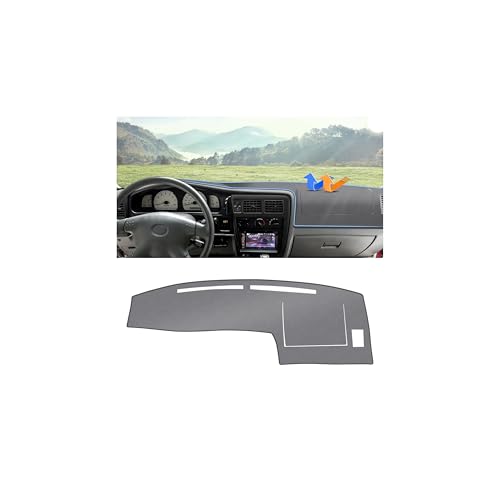 Autorder Gray Dashboard Cover Mat for Toyota Tacoma 1998-2004 Accessories Dash Cover Upgrade Polyester Dash Mat Sunshade Glare UV Rays Protector - size: Gray 1998-2004 Toyota Tacoma