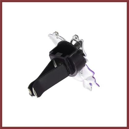 Car Butterfly Shape Clips for Air Conditioner Outlet Vent Decorations Clip Purple 4 Pcs Replace Parts