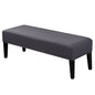 Lebaley Waterproof Stretch Bench Cover – Quilted Pattern, Elastic Rectangular Bench Seat Cover, Washable Bench Slipcover for Dining Room, Entryway & Kitchen (Grey) - color: Grey, size: Regular - Standard