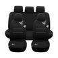 9PCS Full Set Car Seat Covers, Automotive Front and Rear Split Bench Protector Cover Set, Light Breathable Durable Washable, Airbag Compatible, Universal for SUV, Truck, RV, Van, Sedan