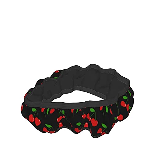 Red Hearts Cherry Steering Wheel Covers Non Slip Neoprene Steering Wheel Protector Universal 15 inch for Men Women Car Trucks - color: Black16