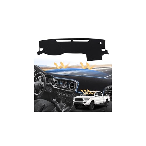 Sunsdrew Dash Cover for 2016-2022 2023 Toyota Tacoma Dashboard Cover Mat for Tacoma Accessories Sunshade Nonslip Mesh Protector No Glare Tacoma Sunshield Protector Mat Pad - size: 16-23 Tacoma Dash Cover