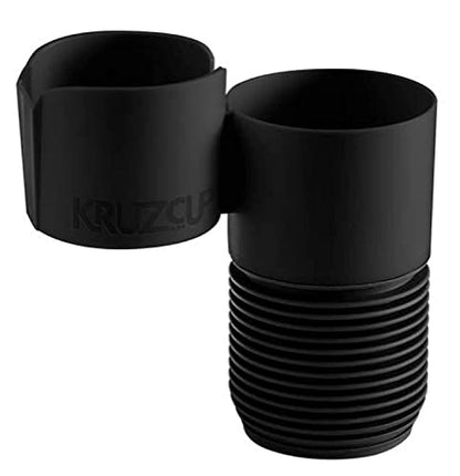 Two-Cup Console Organizer (Black) - color: Black