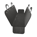 XL Waterproof Hammock Large Car Seat Cover, Fits SUVs Trucks Big Sedans, Secure Convertible Travel Bed Protects Backseat Cargo from Dog Puppy Pet Water Food Drool Urine, Black - color: Black, size: XL