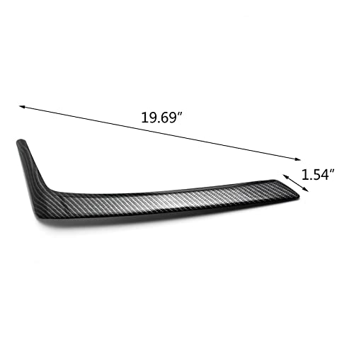 x xotic tech Set Carbon Fiber Style Interior Door Handle & Door Armrest Pull Handle Accessories Cover Trim Combo Kit, Compatible with Toyota Rav4 2013-2018