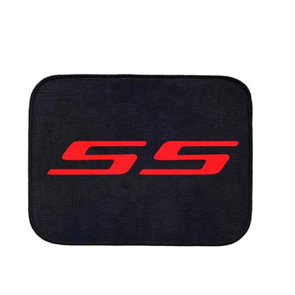 4Pcs Fabric Car Floor Mats,Not PVC,Not Leather Not Rubber Automotive Floor Mats Truck SUV,Durable All-Weather fit Chevy Camaro Floor Mats SS - color: ss