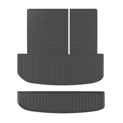 Cargo Mat Compatible with 2020-2025 Hyundai Palisade Trunk Liner Cargo Liner Lower Truck Mat Back Seat Cover Protector 2024 Palisade Accessories (Trunk Mat with Backrest Mat+Sub Truck Mat) - style: For Hyundai Palisade | 2020-2025
