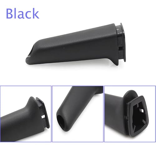 Interior Handbrake Brake Handle Grip Outer Cover Lever Trim Replacement For BMW 1/3/5/6 Series X1 X3 Z4 E81 E82 E87 E90 E91 E60 E61 E64 E84 E85 (Black) - color: Black