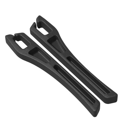 2PCS Car Seat Gap Filler Organizer, Multifunctional Car Gap Filler Organizer Storages Function for Storing Phones Keys Cards, Universal No Drop Seat Guard for Cars ﻿ (Black)