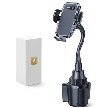 Miracase Cup Holder Phone Mount - Universal Gooseneck Adjustable Car Cell Phone Mount for iPhone, Samsung, Google and All 4.0-7.2 inches Smartphones - color: Gooseneck