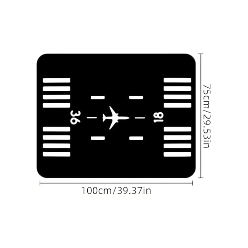 Universal Car Trunk Mat 29" x 39", Airplanes and Runways All Weather Trunk Protection Cargo Liner,Durable Cargo Mat Rear Trunk Liner, Stylish Vehicle Interior Accessories Suitable for Most Car Models - color: Airplanes and Runways