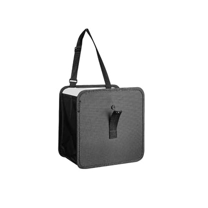 Car Trash Can, Oxford Cloth Foldable Car Trash Bin Hanging, 1.85 Gallon Capacity Garbage Bag Organizer, Leak-Proof Waterproof Auto Storage Container (Medium)