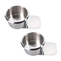 GSE Games & Sports Expert Stainless Steel Cup Holder, Drop-in Cup Holder for Casino Poker Tables, Work Desks, Boats, RVs, Cards & Trucks (Slide Under) - color: Small, style: 2-Pack