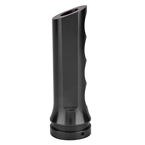 Aluminum Car Handbrake Cover, 120mm/4.7in Universal Auto E Brake Handle Protector (Black)