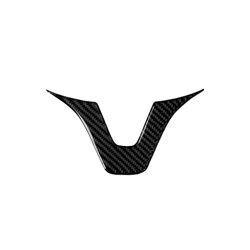 for Mercedes-Benz W204 W205 W211 W203 C E Class GLA GLC Real Soft Carbon Fiber Steering Accent Button Chin Dashboard Panel Frame Decal Cover U Shape Trim Sticker Car Interior Accessories (A) - color: Driver Side Dash A