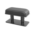 JEYODA Car Armrest Pad, Left Elbow Support, General Leather Booster Pad, Central Armrest Box, Adjustable Armrest (Black White line) - color: Black white line
