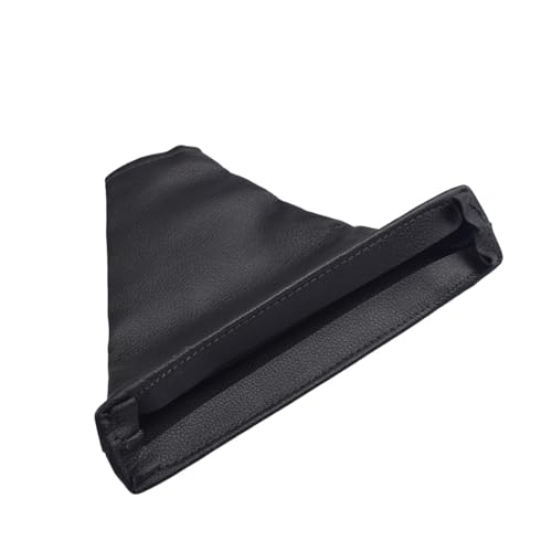 Car Shift Gear Stick Handbrake Cover Manual Shift Boot Black Leather Boot Cover Case for to-yo-ta Co-Rolla 2007 2008 2009 2010 2012 2013 - color: Handbrake dust cover