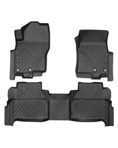 Cartist Floor Mats Fit for Nissan Frontier 2022-2024 2025 2026 (Crew Cab with 2nd Row Under-Seat Storage), All Weather Floor Mats for Frontier Accessories Car Floor Liner Waterproof - size: 5)Nissan Frontier【2022-2026】